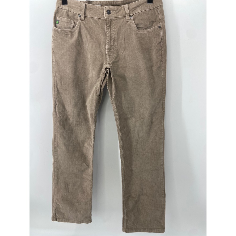 Stio Rivet Corduroy Pant Mens 32S Tan Gorpcore Outdoor Casual 200090 Straight